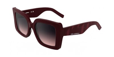 Karl Lagerfeld KL6203S Burgundy 52/20/140 WOMAN Zonnebrillen