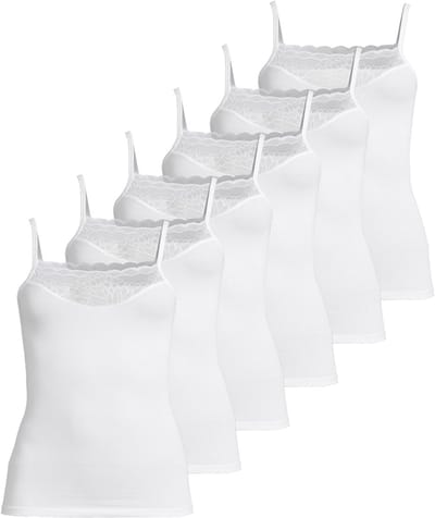 Conta Dames spaghettitop 6 pack Modal
