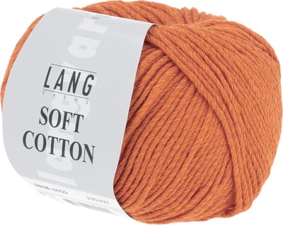 Lang Yarns Soft Cotton - 59 oranje - Katoen Garen