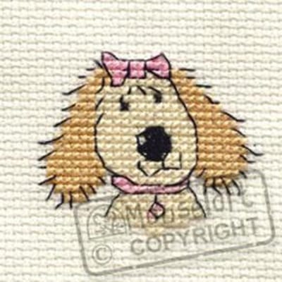 Mini Borduurpakketje Hond Fifi - Mouseloft