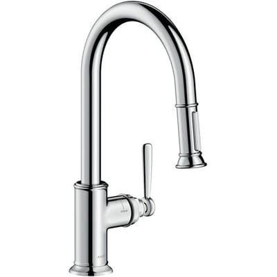 Axor Montreux - Eéngreeps keukenkraan met uittrekbare vuistdouche, chroom 16581000