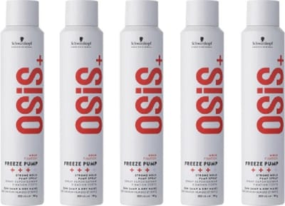 10x Schwarzkopf Osis Freeze Pump Spray 200ml