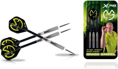XQMax Darts MvG 20g messing zwart en groen QD7000630