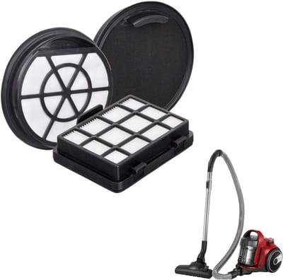 2 stuks - zwarte accessoires voor stofzuigers - Compatibel met Bosch Series 2 stofzuigers zonder stofzak: BGC05AAA1, BGC05AAA2, BGC05A220, BGC05A320, BGC05A322, BGS05AAA2 en BGS05X240.