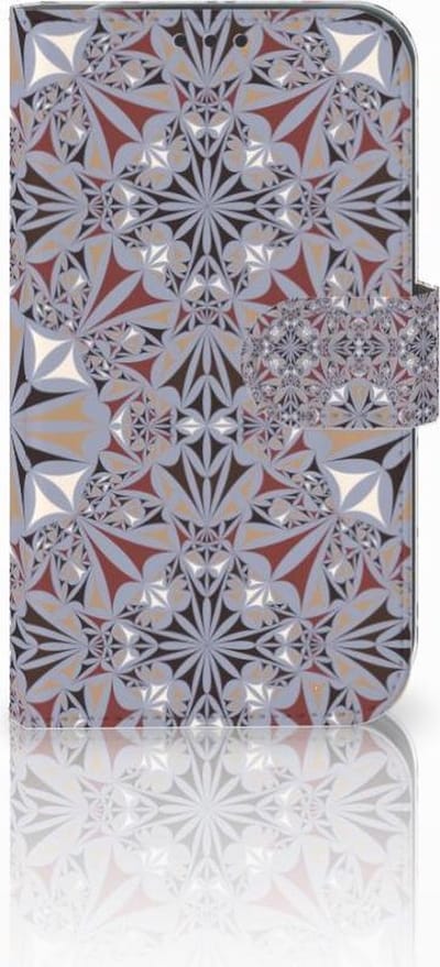 Samsung Galaxy Xcover 4 | Xcover 4s Bookcase Flower Tiles