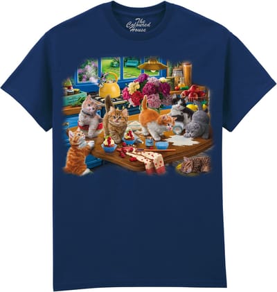Katten Kittens In The Kitchen The Coloured House T-shirt S