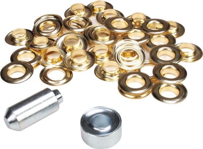 ESVO Ø 12 mm zeilringen - 25 ringen - messing - inclusief 1 stempel