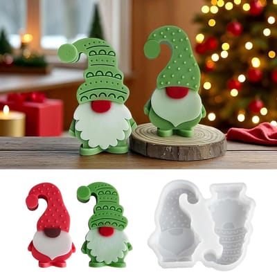 Set van 3 Siliconen Mallen voor Sterren - Ideaal voor Kaarsen, Gips en DIY Kerstdecoratie