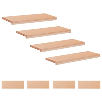vidaXL - Traplopers - 8 - st - 70 - x - 25 - x - 2 - cm - Naturel - Massief - beukenhout