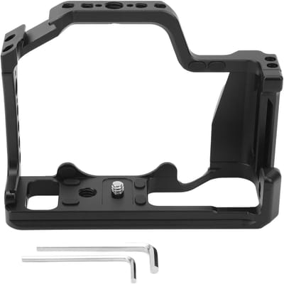 Volledige Camera Cage voor M50 M5 M50II, Aluminium Rig met 1/4 en 3/8 Inch Bevestigingen en Koud Schoen Mount voor Videoproductie