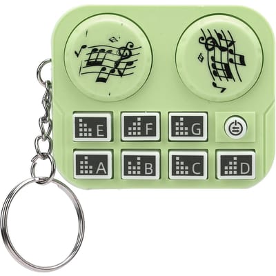 Mini Sleutelhanger Kleurrijke Lichten DJ Disc Player Design Automatische Afspeel- en Zelfdrukmodus Draagbare DJ veelkleurig