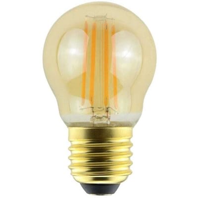 HOFTRONIC LED Filament lamp E27 - 4,5 Watt 423 Lumen - G45 - 2200K Warmwit licht - Dimbaar - Amber glas