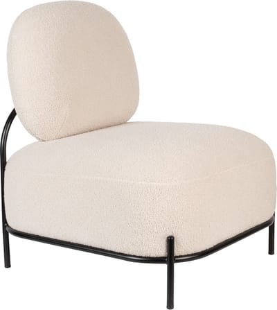 Housecraft Living Polly Fauteuil Teddy Ivoor