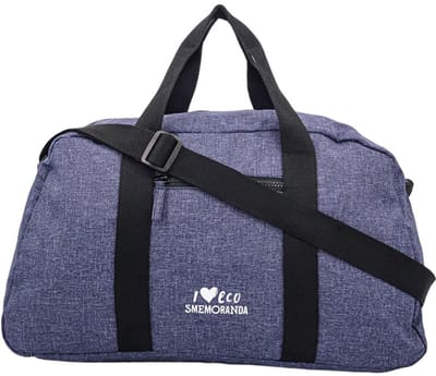18L - Weekendtas - Reistas - Duffel - Schoedertas – Navy Blue – Minimalistisch Design – 100% Recycled Polyester – Duurzame Ecologische Tas met Ritssluiting – Verstelbare Schouderband – 27x27x23 cm