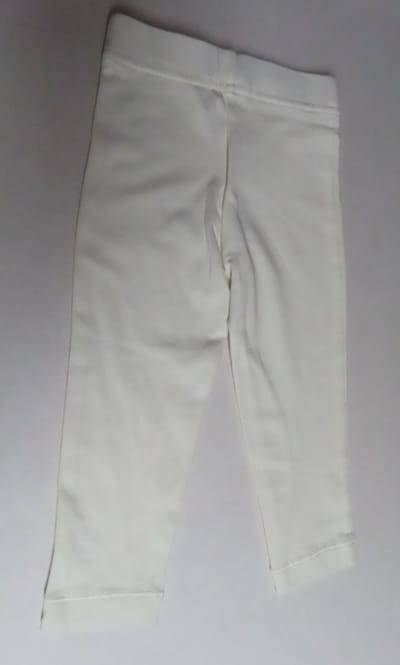 Legging - Meisje - Ecru - Effen - 3/4 lengte - 2 jaar 92
