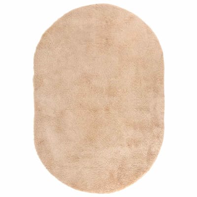 vidaXL - Hoogpolig - vloerkleed - NAVARRA - 300x200 - cm - polyester - beige