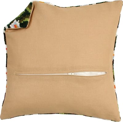 Vervaco - Kussenrug met rits - beige - PN-0021054 - Borduren - Borduurpakket - Borduurpakket volwassenen - Borduurpakket kind