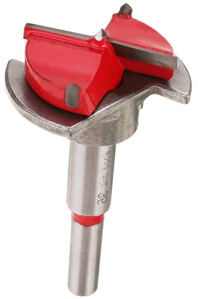 Boormachine set voor hout, diameters 15/20/25/30/35 mm, ronde schacht, voor het maken van scharniergaten met diepte-instelling