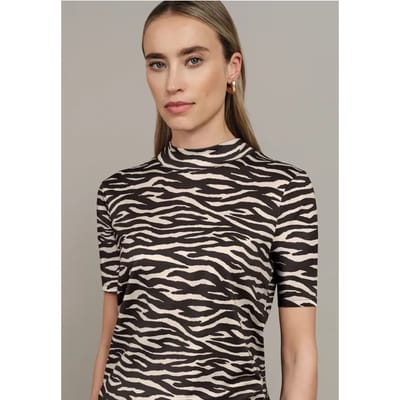 Shirt met zebraprint