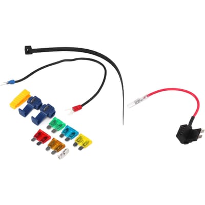 Zekeringhouder Automobiel Steekzekeringhouder Inclusief 5A 10A 15A20A 25A en 30A Zekeringen voor Auto Boot Vrachtwagen black