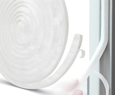 Zelfklevende Borstelafdichting 10 m x 9 mm x 15 mm, Ideaal voor Deuren en Ramen, Weerbestendige Afdichting, Tochtstrip en Isolatie