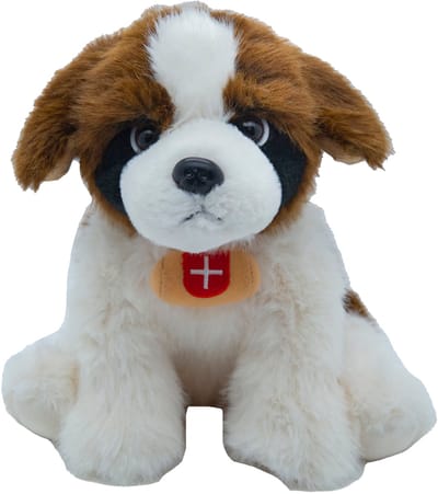 Cute since 1999 - Knuffel St. Bernard - Hond speelgoed- Baby knuffel - 24cm