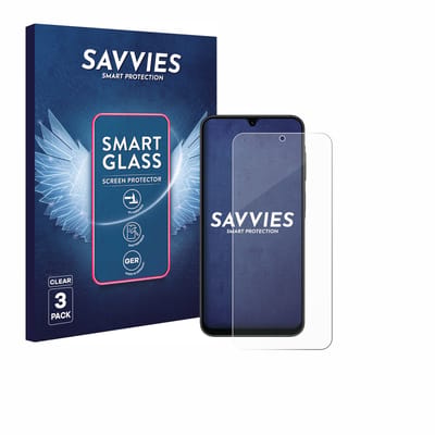 3 Stuks Savvies Screenprotector - geschikt voor Samsung Galaxy A26 5G - beschermfolie glas transparant