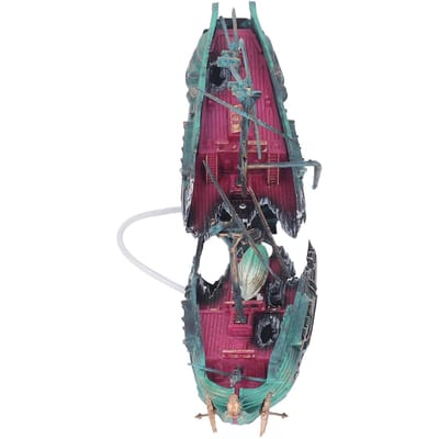 Aquarium Scheepswrak Decoratie Veilig Handgeschilderd Mooi Verzonken Schip Ornament voor Vissen en Aquaria