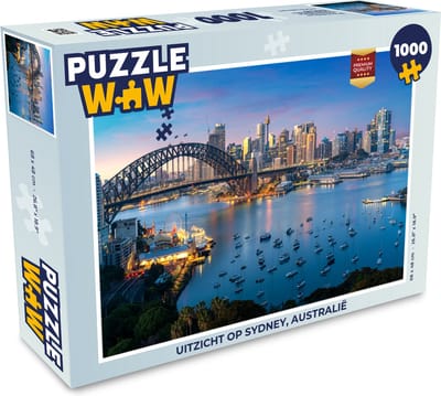 Puzzel Uitzicht op Sydney, Australië - Legpuzzel - Puzzel 1000 stukjes volwassenen