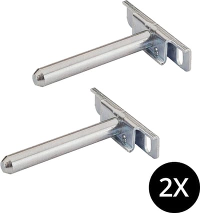 2x 'Titan 2' plankdrager voor wandplank
