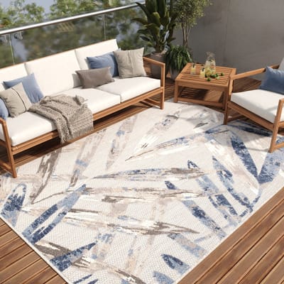 Tapiso Patio Indoor Tapijt Tuintapijt Vloerkleed Outdoor Indoor Maat- 80x150
