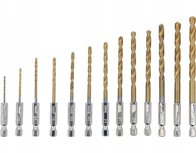 Sthor HSS Metaalborenset 13-delig Inbus 1/4"