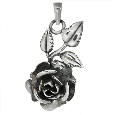 Blinx Jewels Zilveren hanger Roos