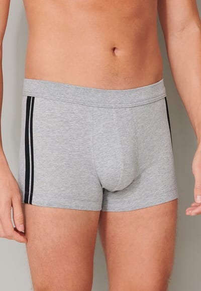 Schiesser 95/5 Korte short - 3 Pack 202 Grey - maat 3XL (3XL) - Heren Volwassenen - Katoen/elastaan- 173816-202-3XL