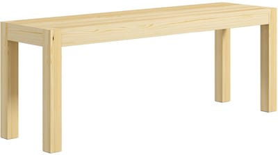 Merax Houten Keukenbank 2-Zits – Essbank Van Grenenhout – Landelijke Bank Voor Eetkamer Of Hal – 120x33x45 cm – Naturel Hout Bruin – Tot 240 kg