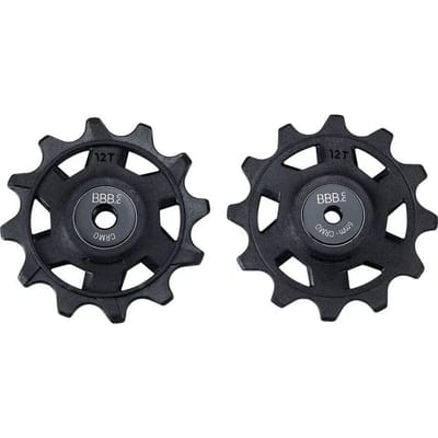BBB Cycling RollerBoys 12T SR-XPLR – Derailleurwieltjes – Geschikt voor SRAM XPLR 12-Speed – Zwart - BDP-10X
