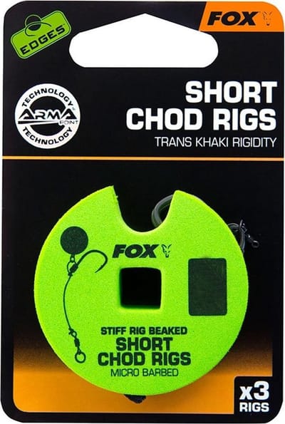 Stiff Chod Rigs Edges Fox Karper Onderlijn - Chod Rig - Chodrig - Onderlijn Karper - Karper Onderlijn Compleet - Karper Rigs - Karper Rig - Karperonderlijn