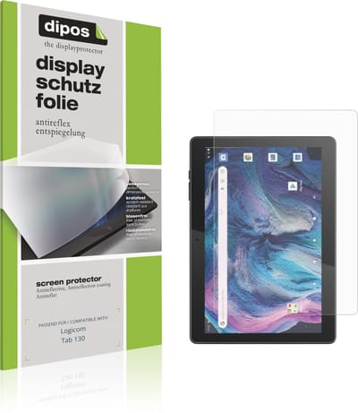 dipos – 2x Matte Beschermfolie geschikt voor Logicom Tab 130 | Krasbestendige & antireflecterende Screenprotector Ultra-Thin