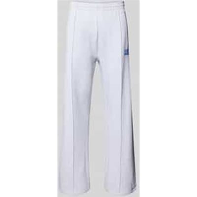 Sweatpants met elastische band en Labelprint