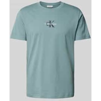 T-shirt met labelstitching
