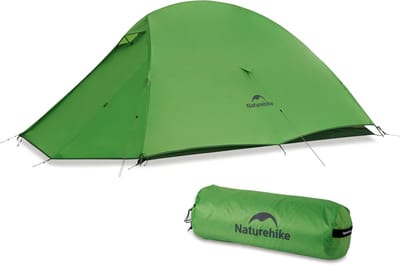 Kampeertent voor 2 - Lichtgewicht Tent - Buiten Avontuur - Winddicht Waterdicht - 210x130x105 cm - Groen