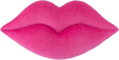 Luxe 3D Lippen Sierkussen - Schattig Decoratief Kussen Roze/Rood voor Bank en Bed