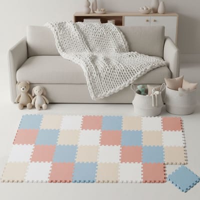 Van dag Één: 36-delige Baby Puzzel Speelmat - 30x30 EVA Schuim Kruipmat Vloermat Speeltapijt Kind