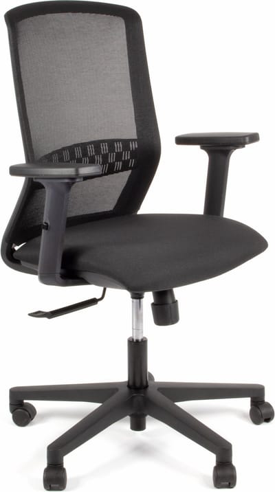 Linea bureaustoel Tekna 01 - ergonomisch EN1335 - multi verstelbaar - max. draagvermogen 110kg - zwart - LF-2011003