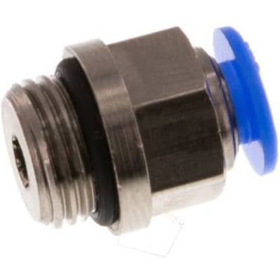 4mm x G1/8'' Messing/POM Insteekfitting buitendraad Compact Ontwerp NBR [5 Stuks]