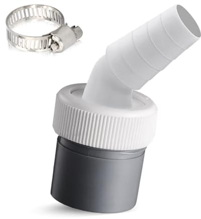 Wasmachine-afvoeradapter voor buis Ø 40 mm, aansluiting Ø 19-23 mm voor vaatwasser en droger