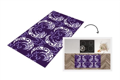 Keukenloper - Loper keuken - Maan - Patronen - Nacht - 120x60 cm - Keukenloper vinyl