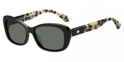 Kate Spade CLARETTA/P/S BLACK LIGHT HAVANA/GREY 53/16/140 Damenbrillen Zonnebrillen