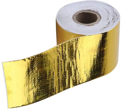 Dailygoods- Aluminiumfolie Tape 10m x 5cm - Zelfklevende Isolatietape - Hittebestendig - Reflecterende Warmte-isolatie - Geluidsisolatie - Vlamvertragend - Sterke Hechting