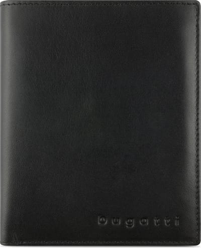 Bugatti Super Slim Portemonnee RFID-bescherming Leer 10 cm - Jongens - Staand formaat - schwarz